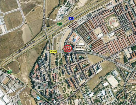 Mapa de situación de Locales Comerciales en C/ Dulce M. Loynaz, Alcalá de Henares.